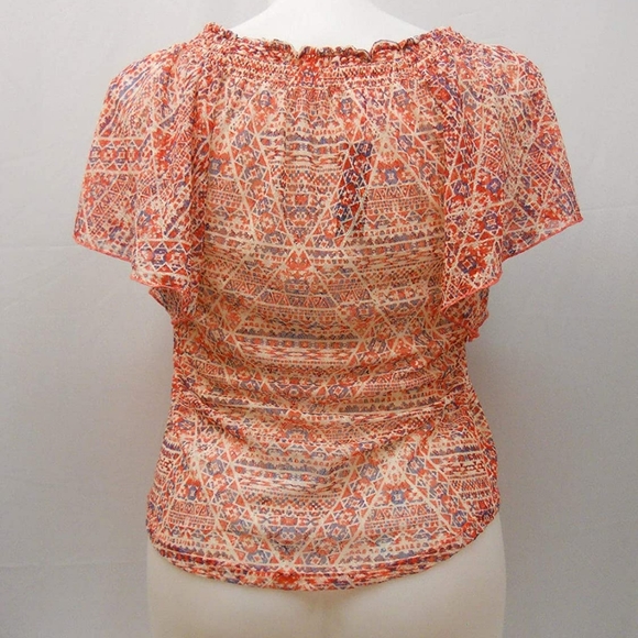 BUNDLE OF 2 | NO BOUNDARIES SHEER LACE TOP W/BATWING SLEEVES | XL {15-17} - Picture 11 of 14